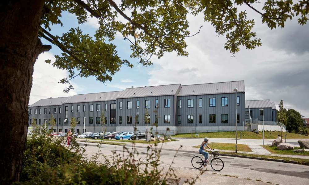 Dementia nursing home community clad and protected with steel. Forgetful?, DemensCentrum Aarhus – Skovvang, Skovvangsvej 97-99, 8200 Aarhus
